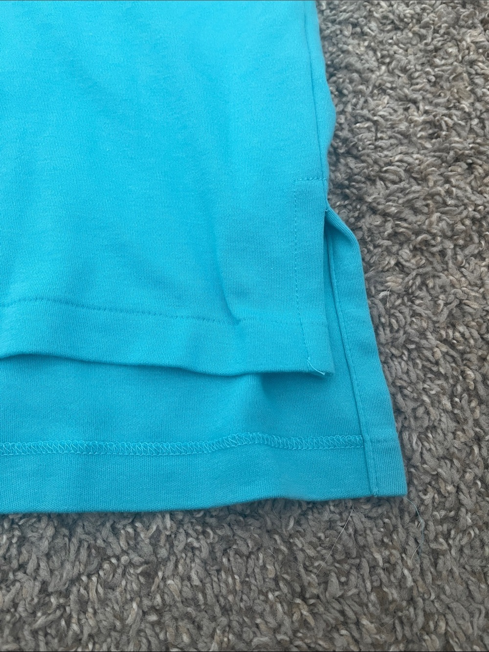 Men’s Ralph Lauren Men's Turquoise Polo with Orange Pony - Picture 2 of 8